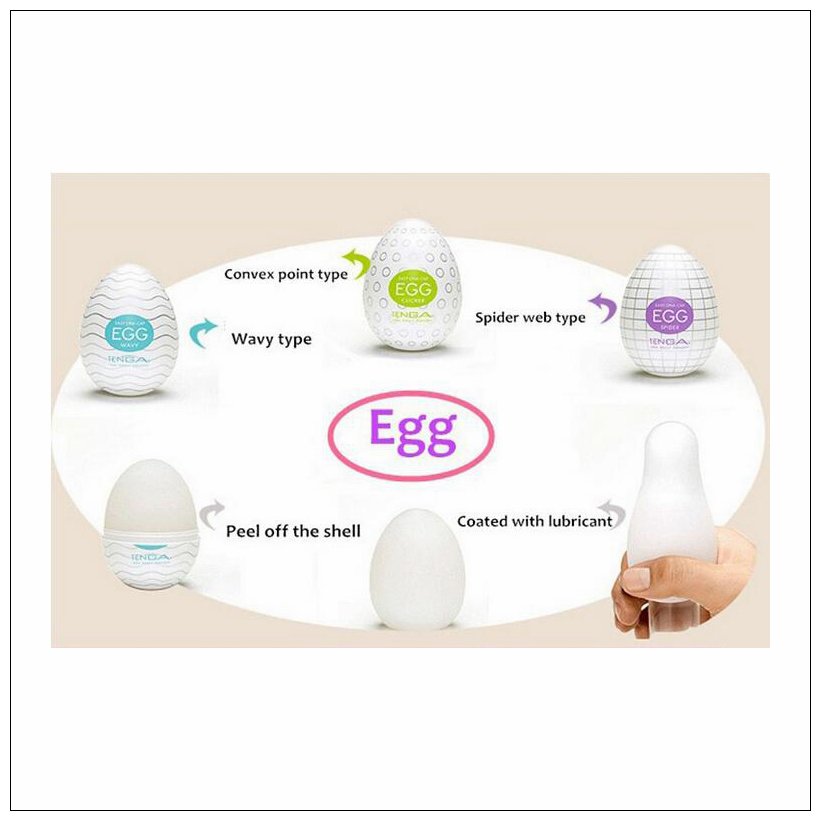 6x Tenga Egg Sensations Masturbator Masturbater Egg Pocket Pussy Adult Sex Toy Ebay 8535